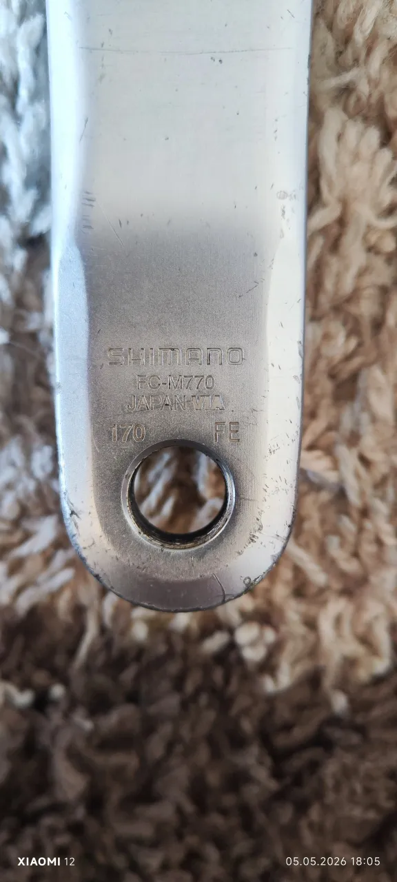 Шатуни Shimano Deore XT 32T + педалі фото 3