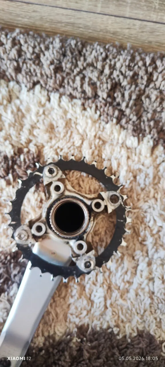Шатуни Shimano Deore XT 32T + педалі фото 2