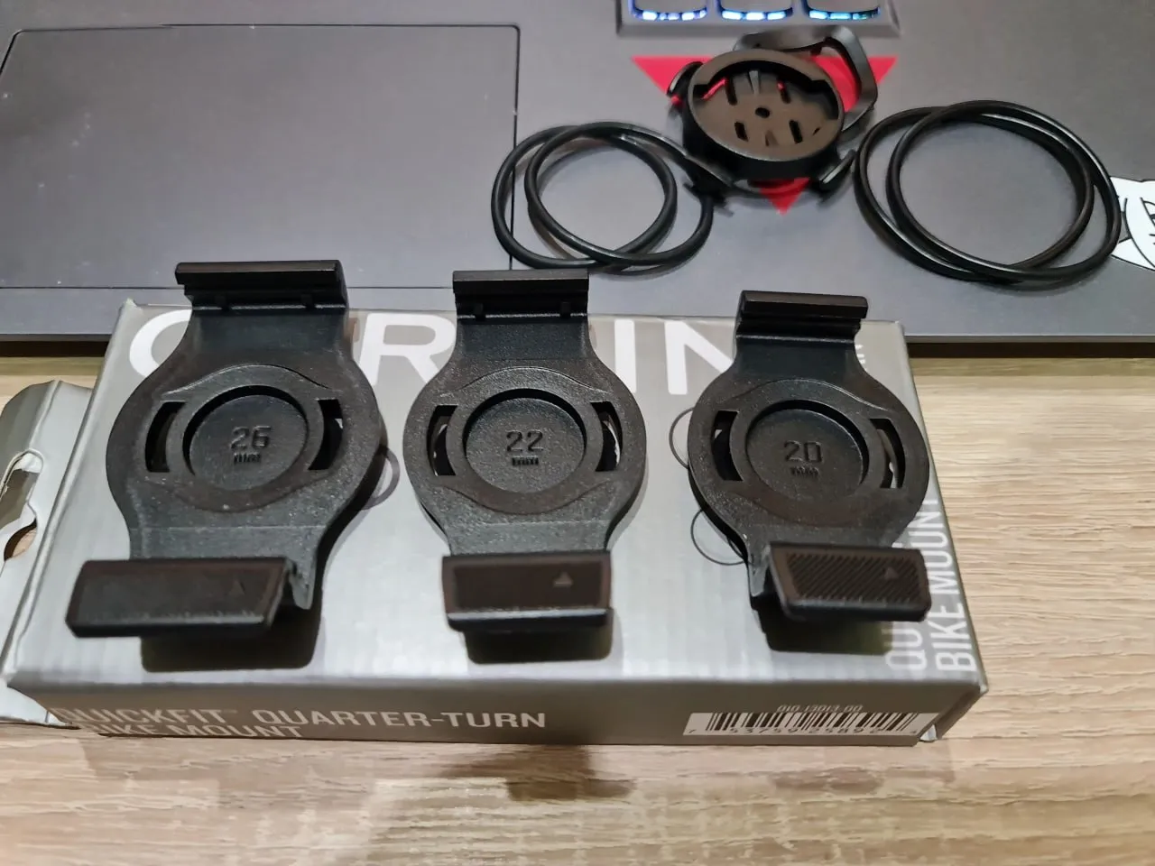 Кріплення годинника Garmin 20/22/26мм на велокермо фото 3