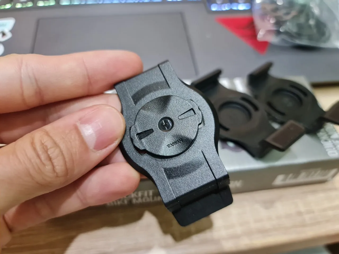 Кріплення годинника Garmin 20/22/26мм на велокермо фото 1