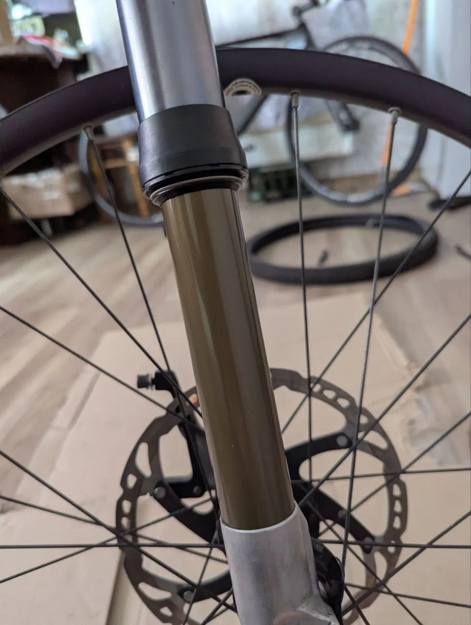 Вилка Maverick SC32 125 мм + колесо Bontrager фото 4