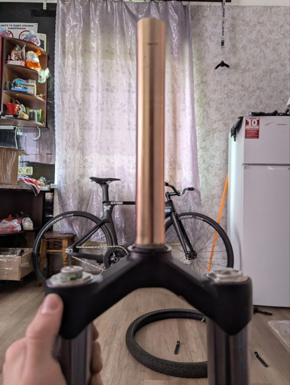 Вилка Maverick SC32 125 мм + колесо Bontrager фото 5