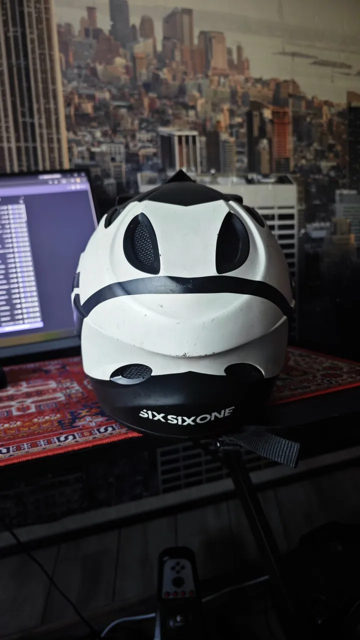Шолом SixSixOne 661 Comp Helmet full-face White/Black фото 3