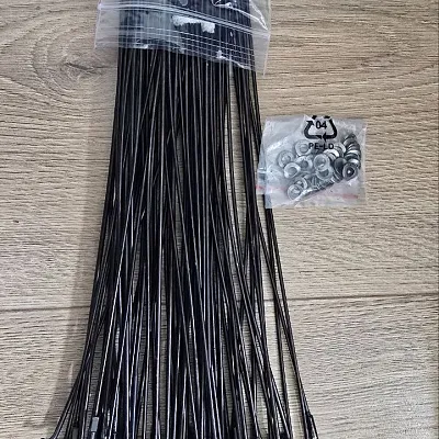 Спиці DT Swiss Alpine 3 2.0×1.8×2.3 64 шт з ніпелями та шайбами