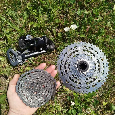 Комплект трансмісії 1×8 SunRace RDM800 + M703