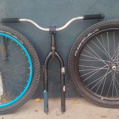 Вилка NS Bikes 26 + Велсет колеса 24"