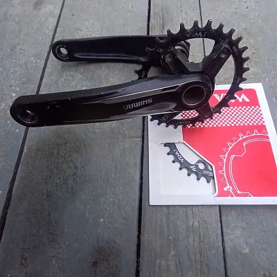 Шатуни Shimano XT на SRAM GXP