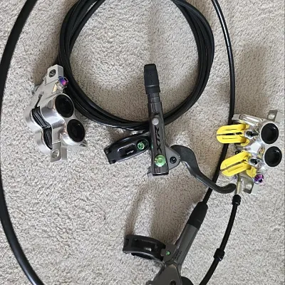 Комплект гальм Shimano XTR + Magura MT Trail Chrome