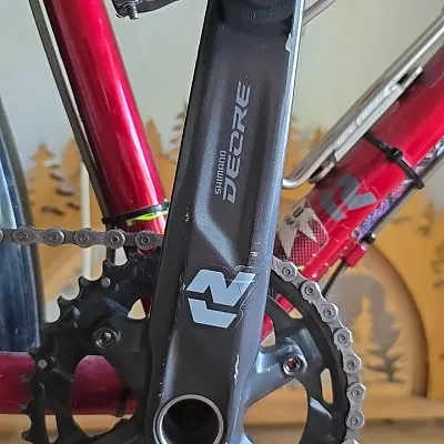 Шатуни Shimano Deore з титановими банками