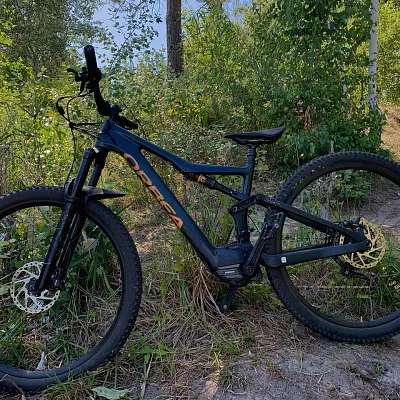 Електровелосипед Orbea Rise 2022, карбон, М