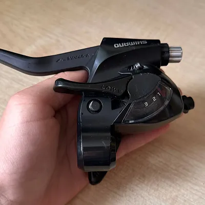 Манетка Shimano ST-EF41 лівий моноблок 3 швидкості