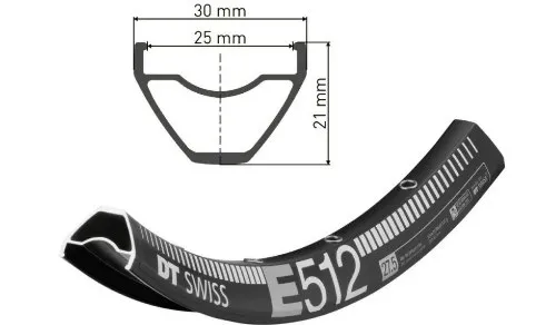 Обід DT Swiss E 512 27.5"