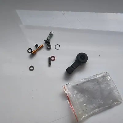 Крутилка амортизатора + гальмівні колодки + Fox Float Fluid + зажим підсідельника Cannondale