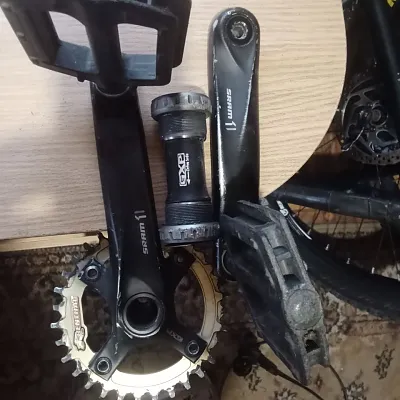 Шатуны SRAM X1 GXP + зірочка Renthal + касета SRAM GXP