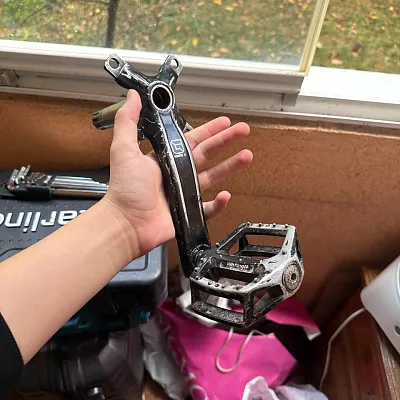 Педаль з шатуном Motox Sunringle BSA BB7000 73mm