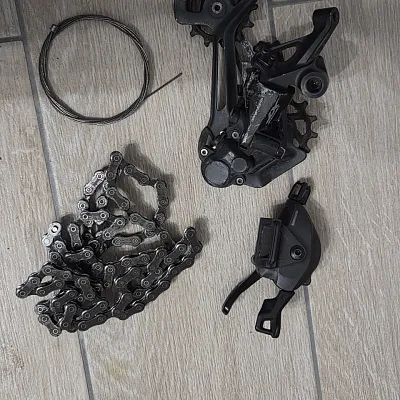 Трансмісія Shimano Deore XT 11 + касета SRAM 11