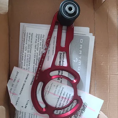 Успокоювач ланцюга Dartmoor + педалі FireEye + зірочка Dartmoor + руль Race Face + підсідельник Reverse та ін.