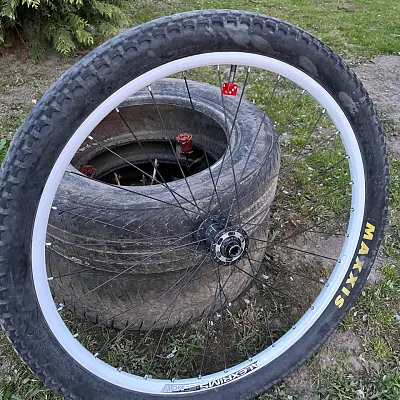 Переднє коло Alex Rims + Maxxis Holy Roller
