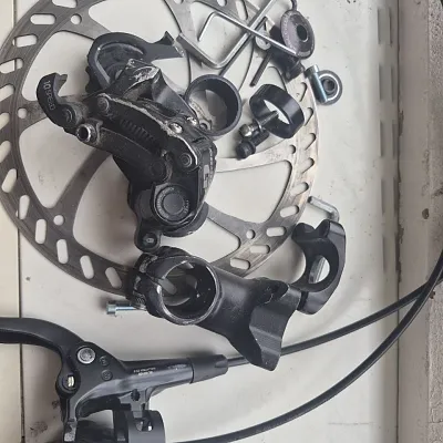 Перемикач SRAM + гальмівний диск SRAM + гальма Shimano MT200