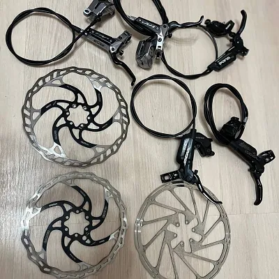 Гальма TRP DH EVO + Code R + Гайд + ротори Galfer + SRAM Centerline